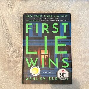 First Lie Wins Hardcover Book